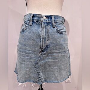 Denim Forum Distressed Mini Skirt size 26 spring
